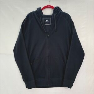 SAXX Down Time Hoodie Mens Medium‎ Gray Full Zip Loungewear Gorpcore
